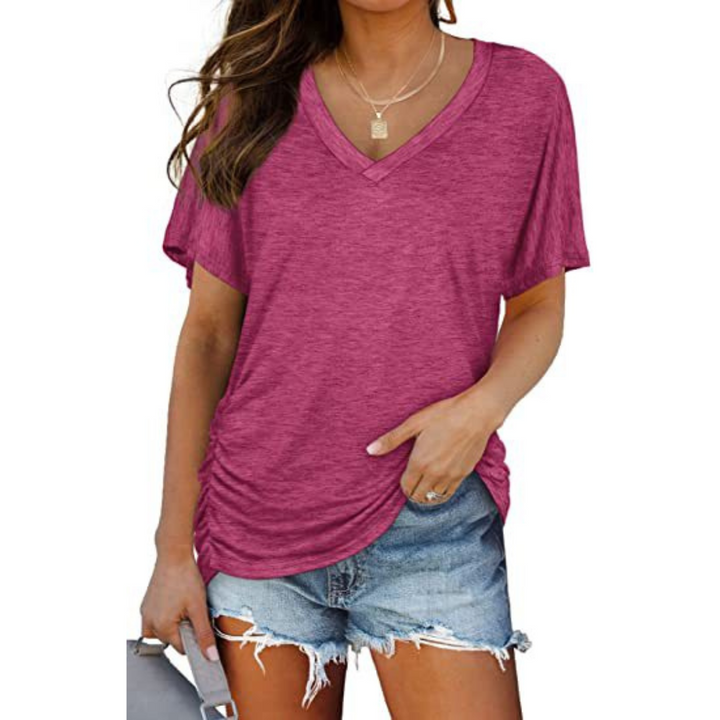 Eily™ | Klassieke V-hals loose fit shirt