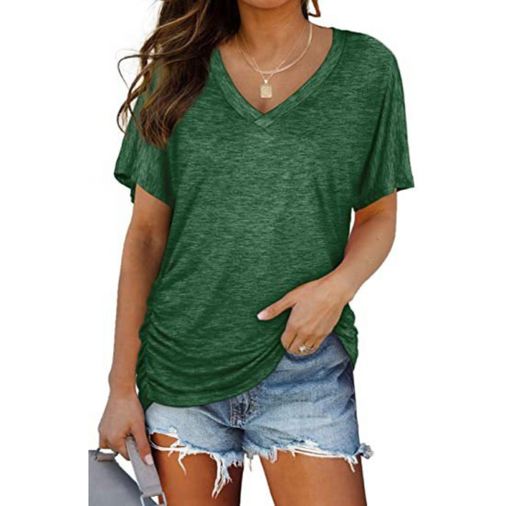Eily™ | Klassieke V-hals loose fit shirt