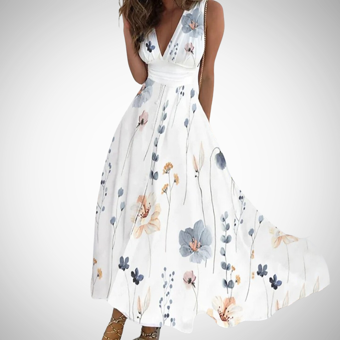 Mirianne™ | Timeless bloemen maxi jurk