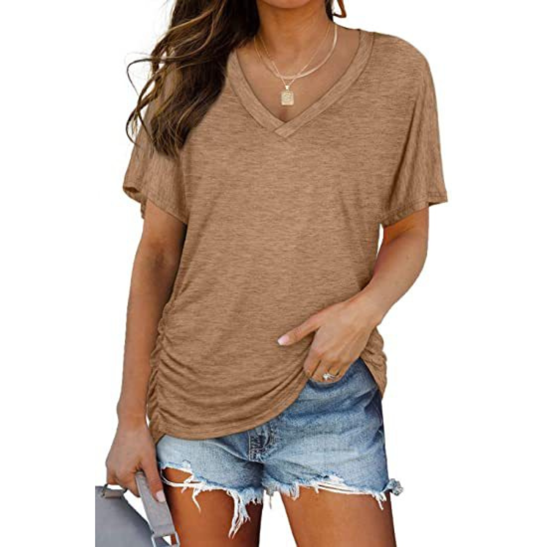 Eily™ | Klassieke V-hals loose fit shirt