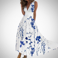 Mirianne™ | Timeless bloemen maxi jurk