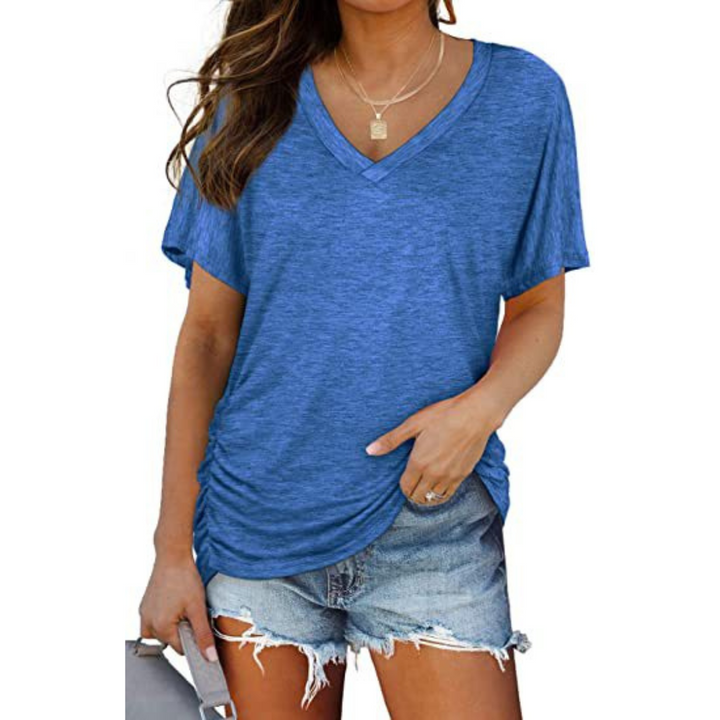 Eily™ | Klassieke V-hals loose fit shirt