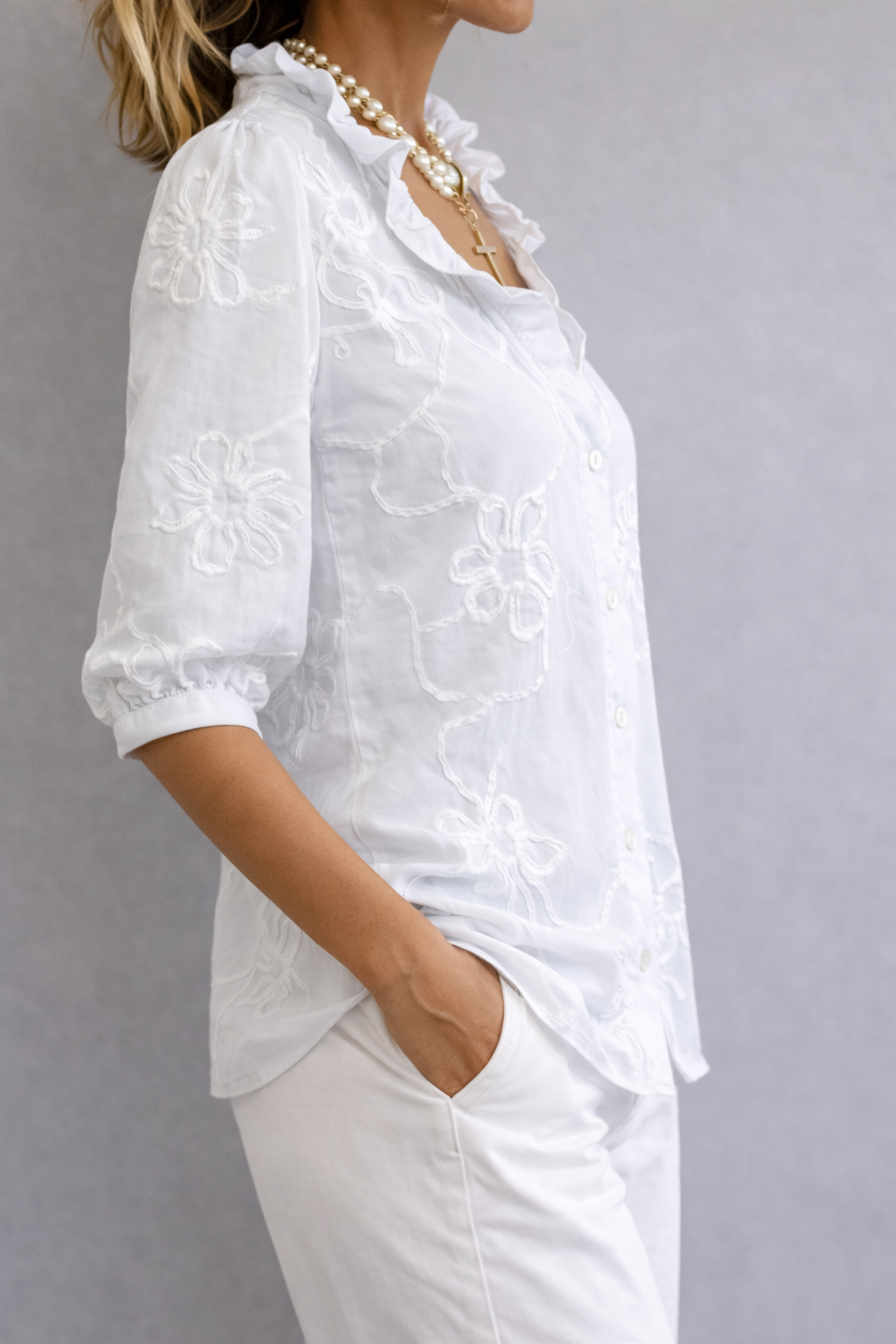Ilana | Bloemen blouse