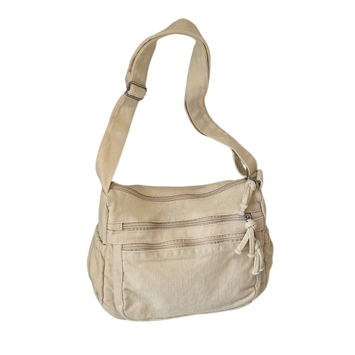 Frankie™ | Retro meerdere vakken canvas crossbody tas