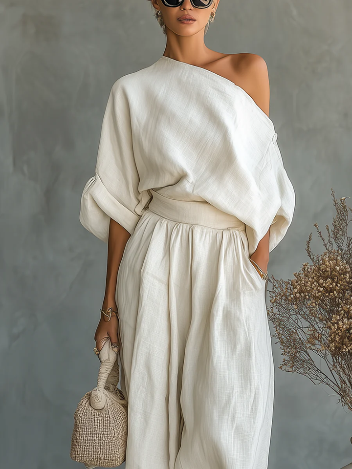 Marova | Off-shoulder tweedelige set