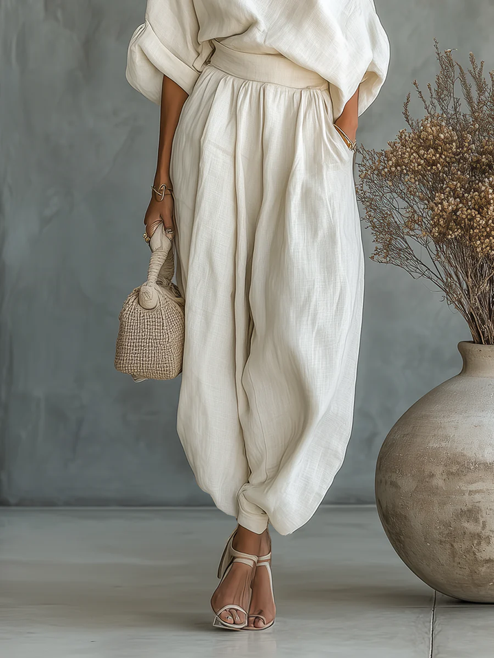 Marova | Off-shoulder tweedelige set