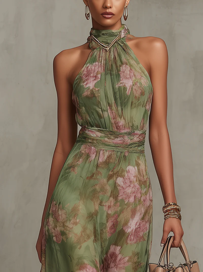 Sophie | Elegante bloemen zomerjurk