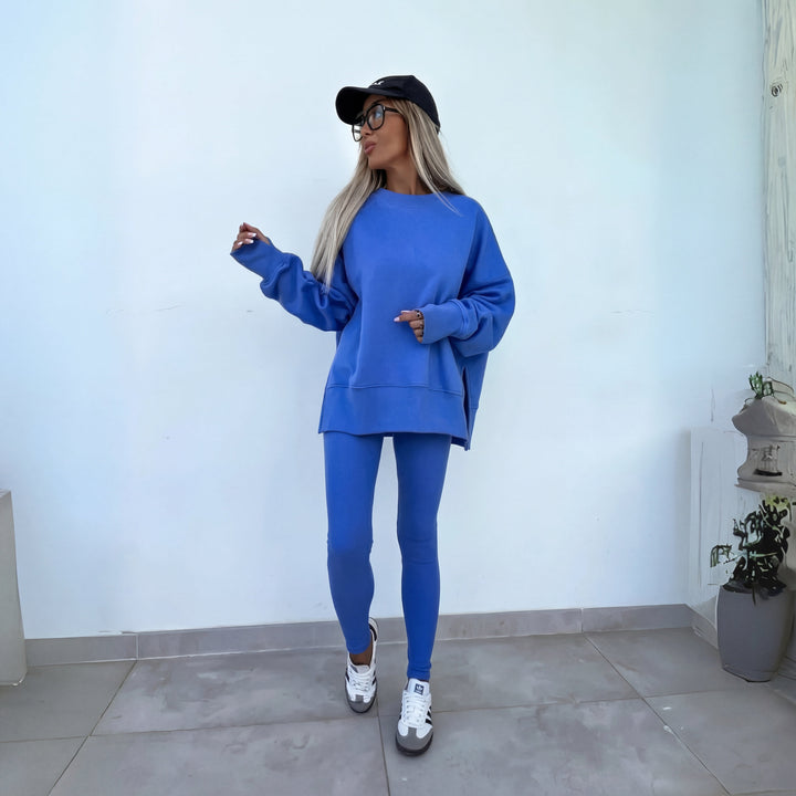 Yachi™ | Casual lange mouwen sweatshirt and broek set