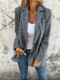 Lucinda™ | Klassieke plaid blazer