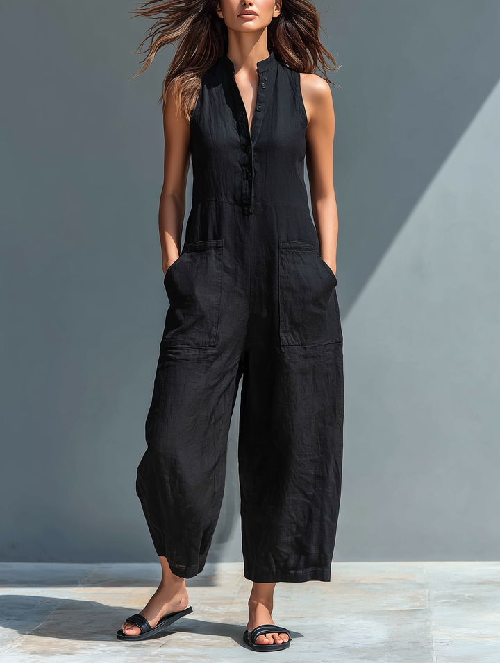 Lucinda | Elegante zonder mouwen jumpsuit