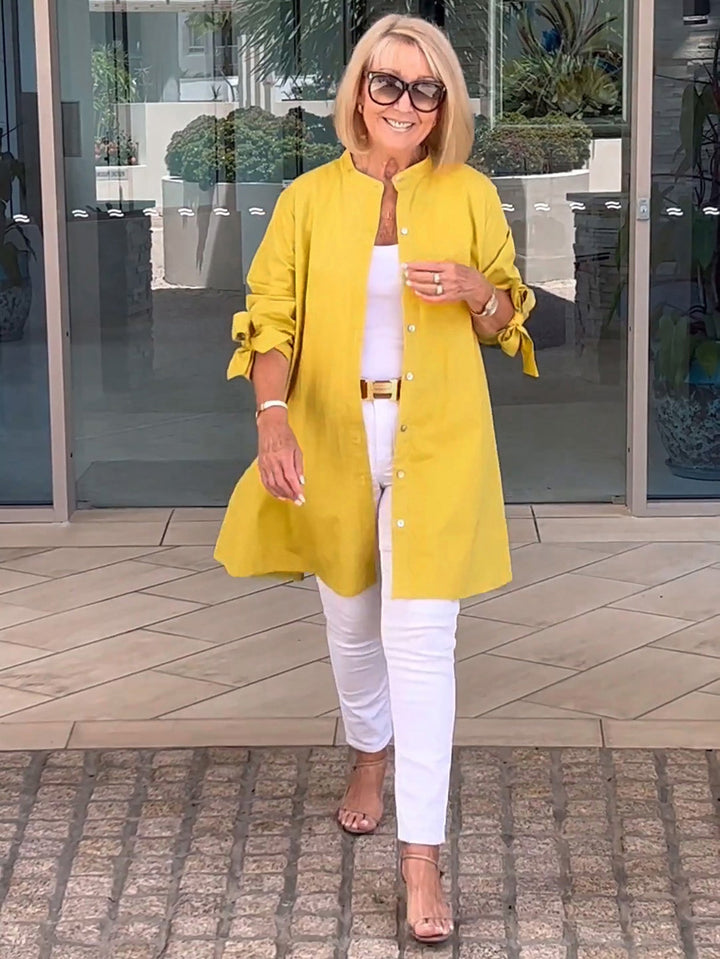 Célina™ | Classy lange shirtjas