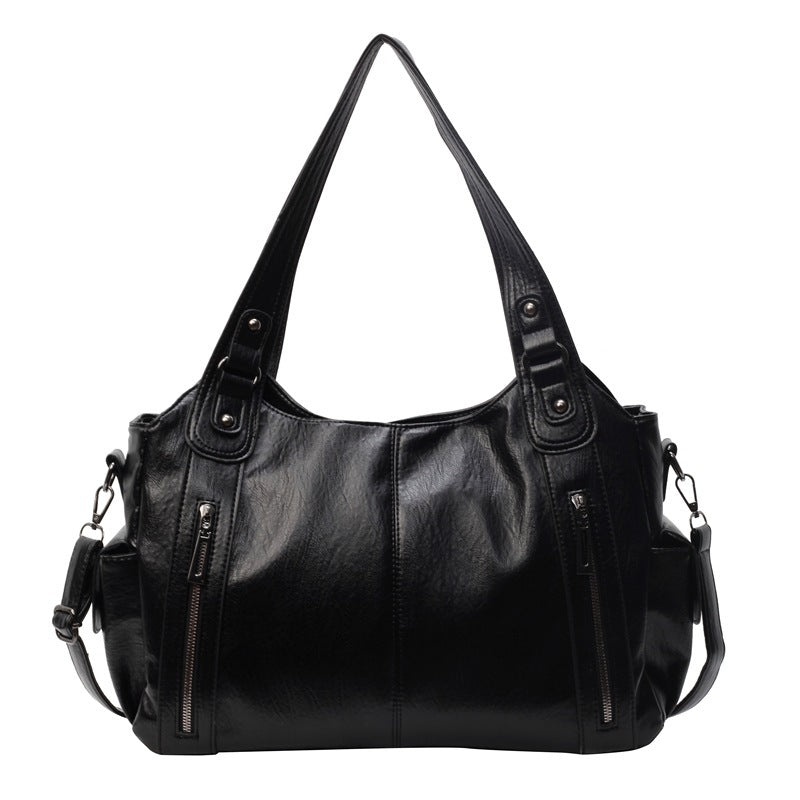 Rae™ | Klassieke leather handtas