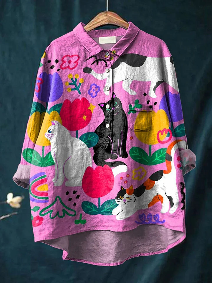 Amari™ | Cat art shirt