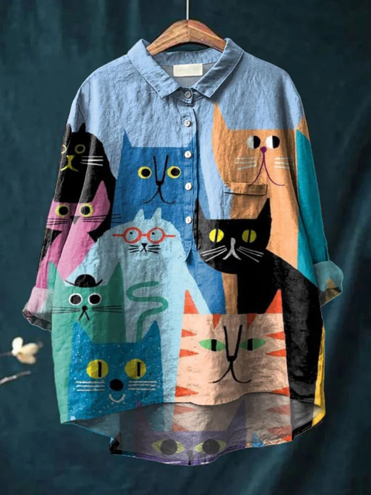 Avery™ | Cat art shirt