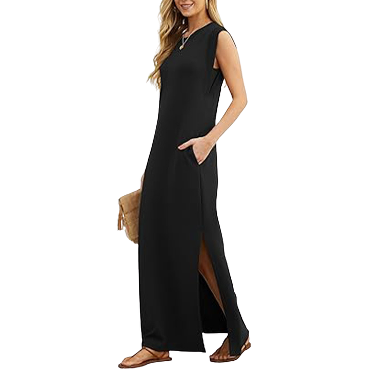 Via™ | Casual loose maxi long jurk