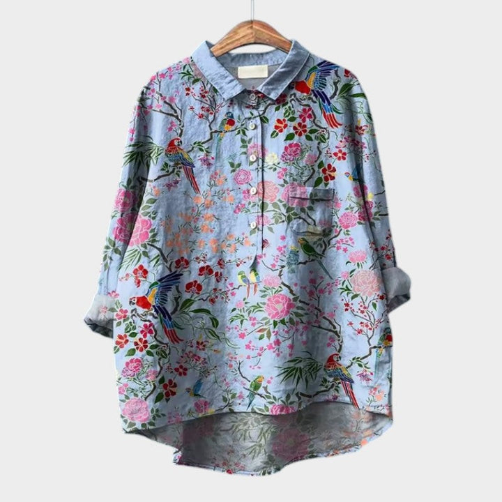 Tallie™ | Relaxte met print blouse