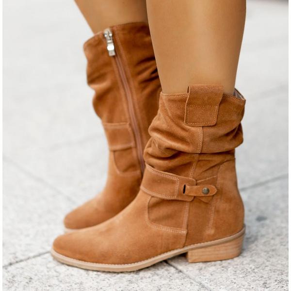 Maryam | Leather-style laarzen