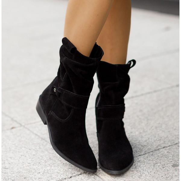 Maryam | Leather-style laarzen