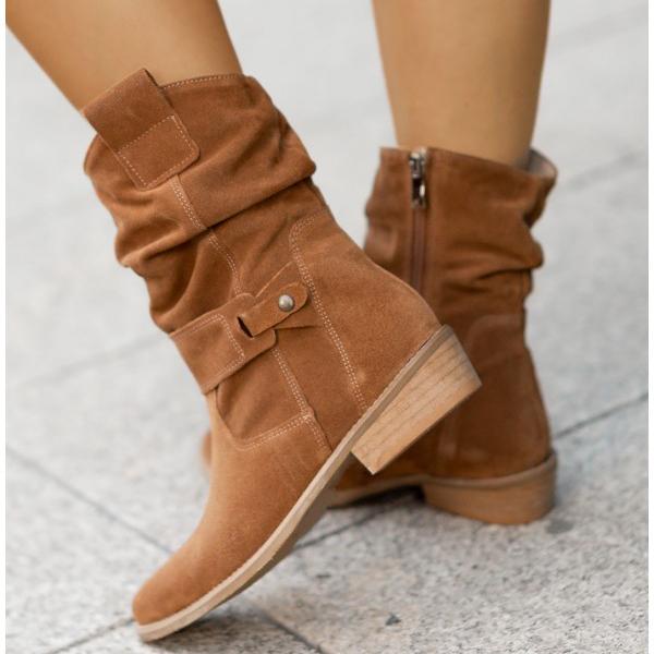 Maryam | Leather-style laarzen