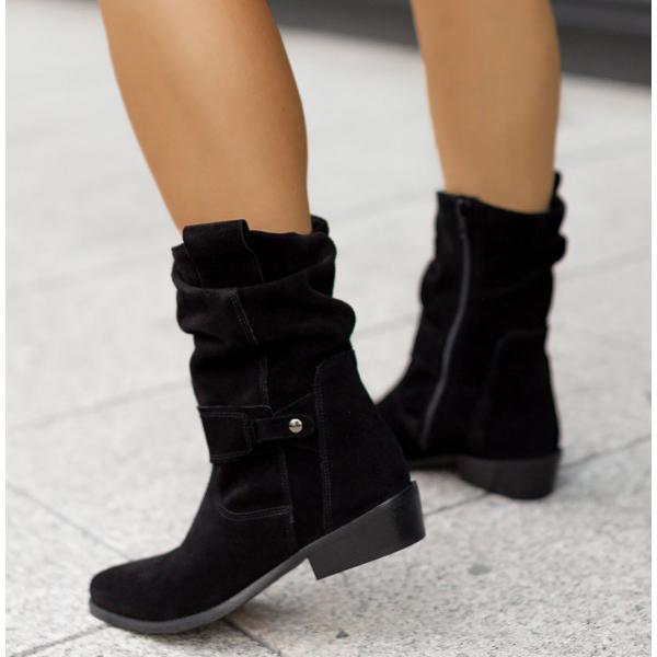 Maryam | Leather-style laarzen