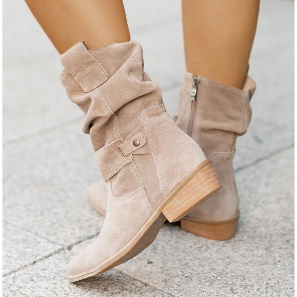Maryam | Leather-style laarzen