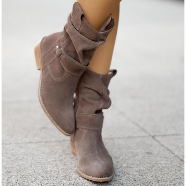 Maryam | Leather-style laarzen