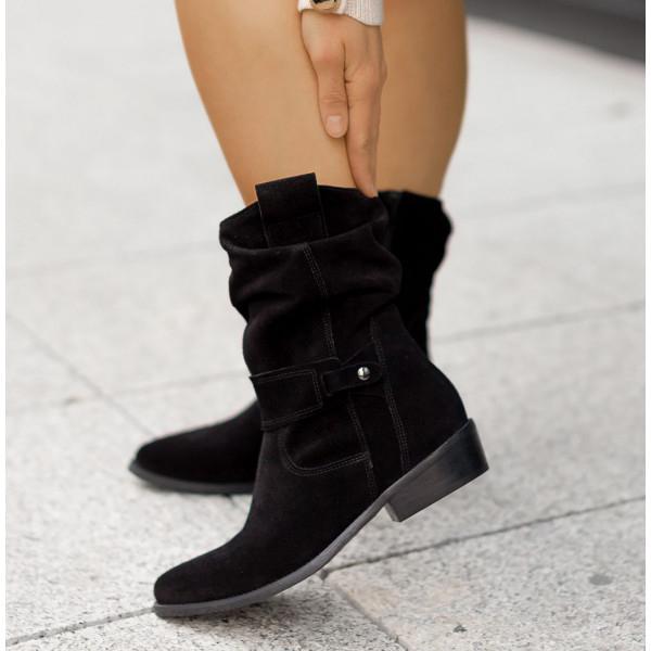 Maryam | Leather-style laarzen