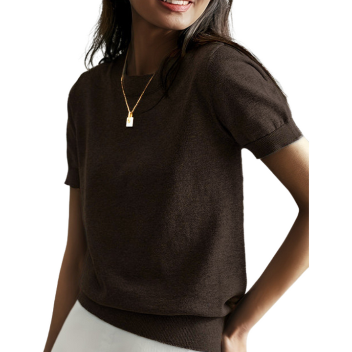 Jenny™ | Klassieke ronde hals casual top