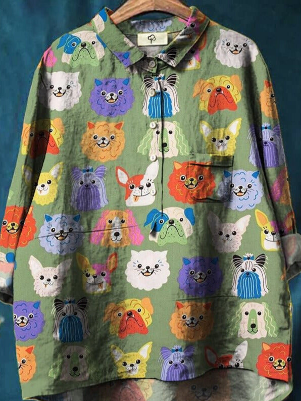 Addie™ | Dog art shirt