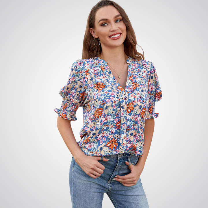 Monica™ | Chique V-hals blouse