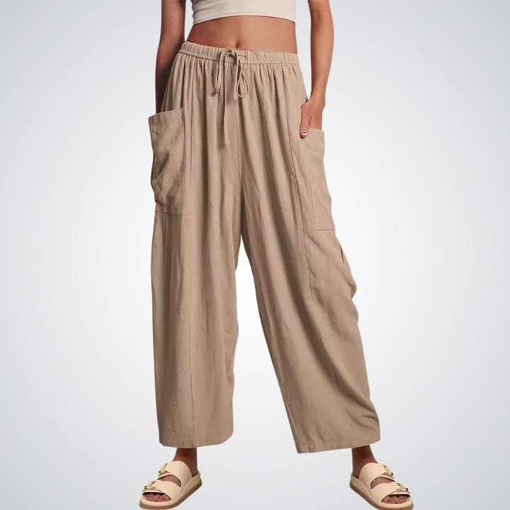 Lynna™ | Wide-leg comfort broek