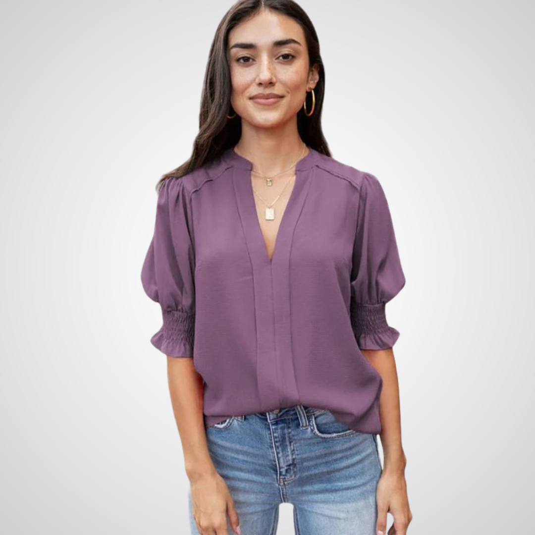 Monica™ | Chique V-hals blouse