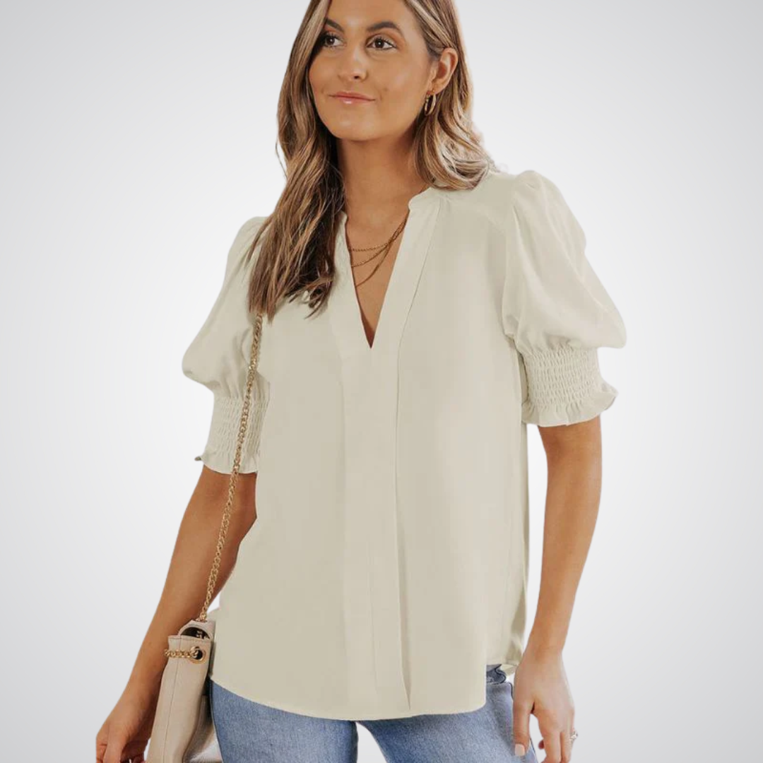 Monica™ | Chique V-hals blouse