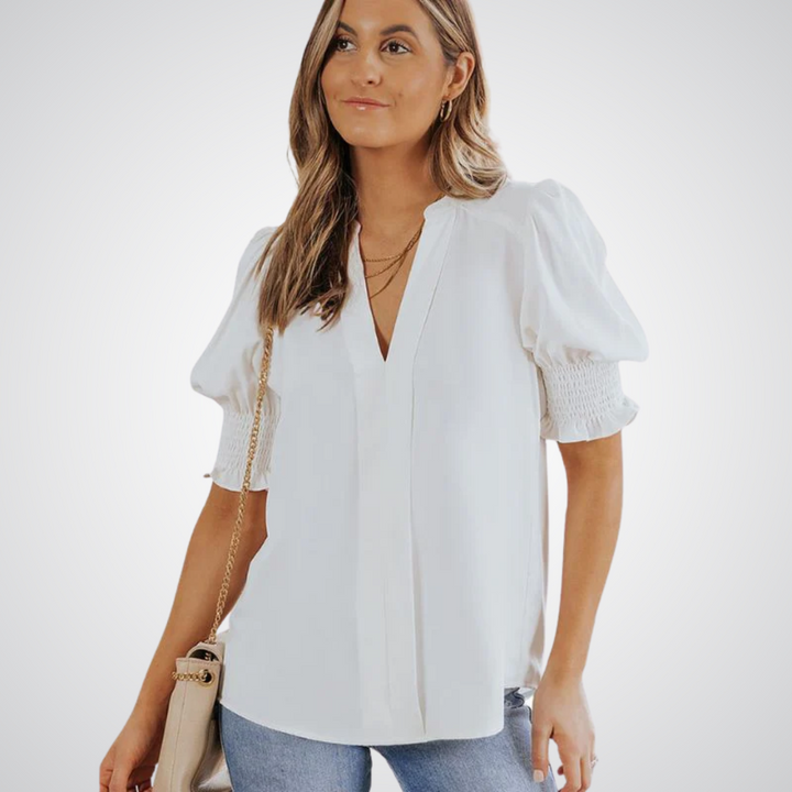 Monica™ | Chique V-hals blouse