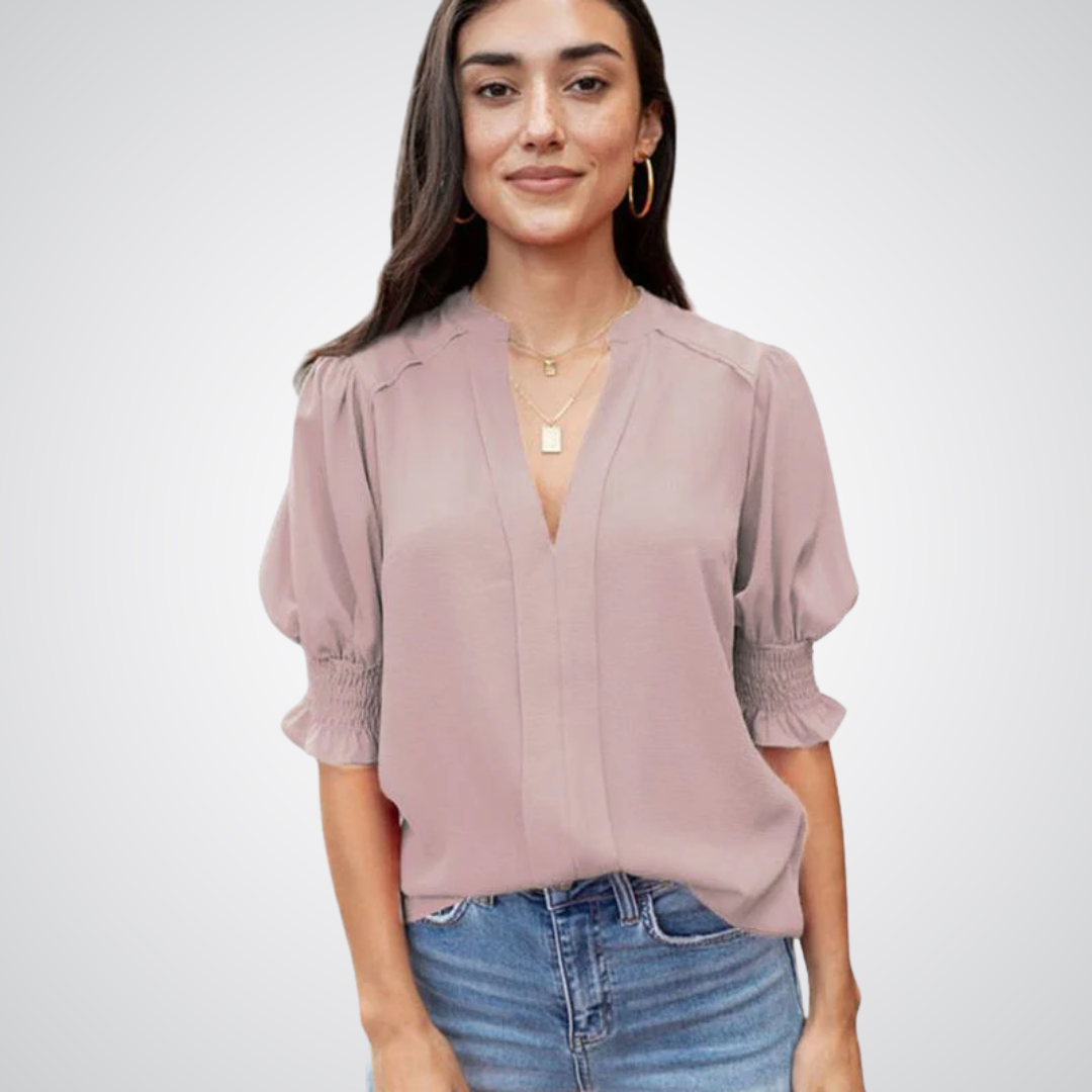 Monica™ | Chique V-hals blouse