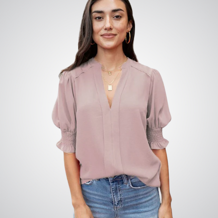 Monica™ | Chique V-hals blouse