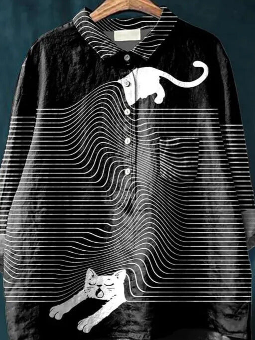 Cora™ | Cat art shirt