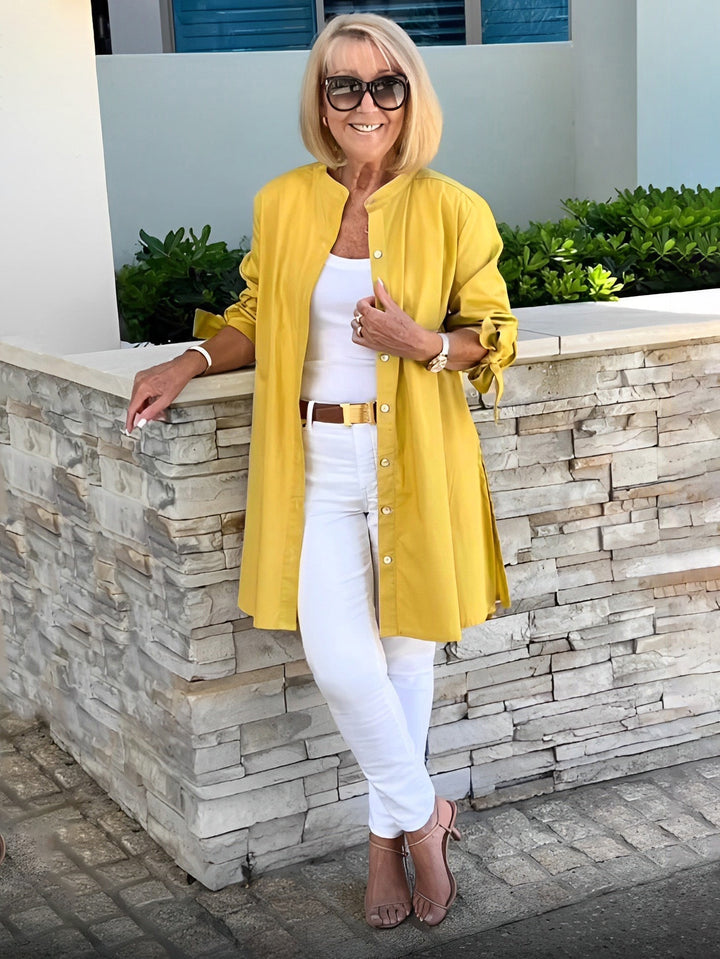 Célina™ | Classy lange shirtjas