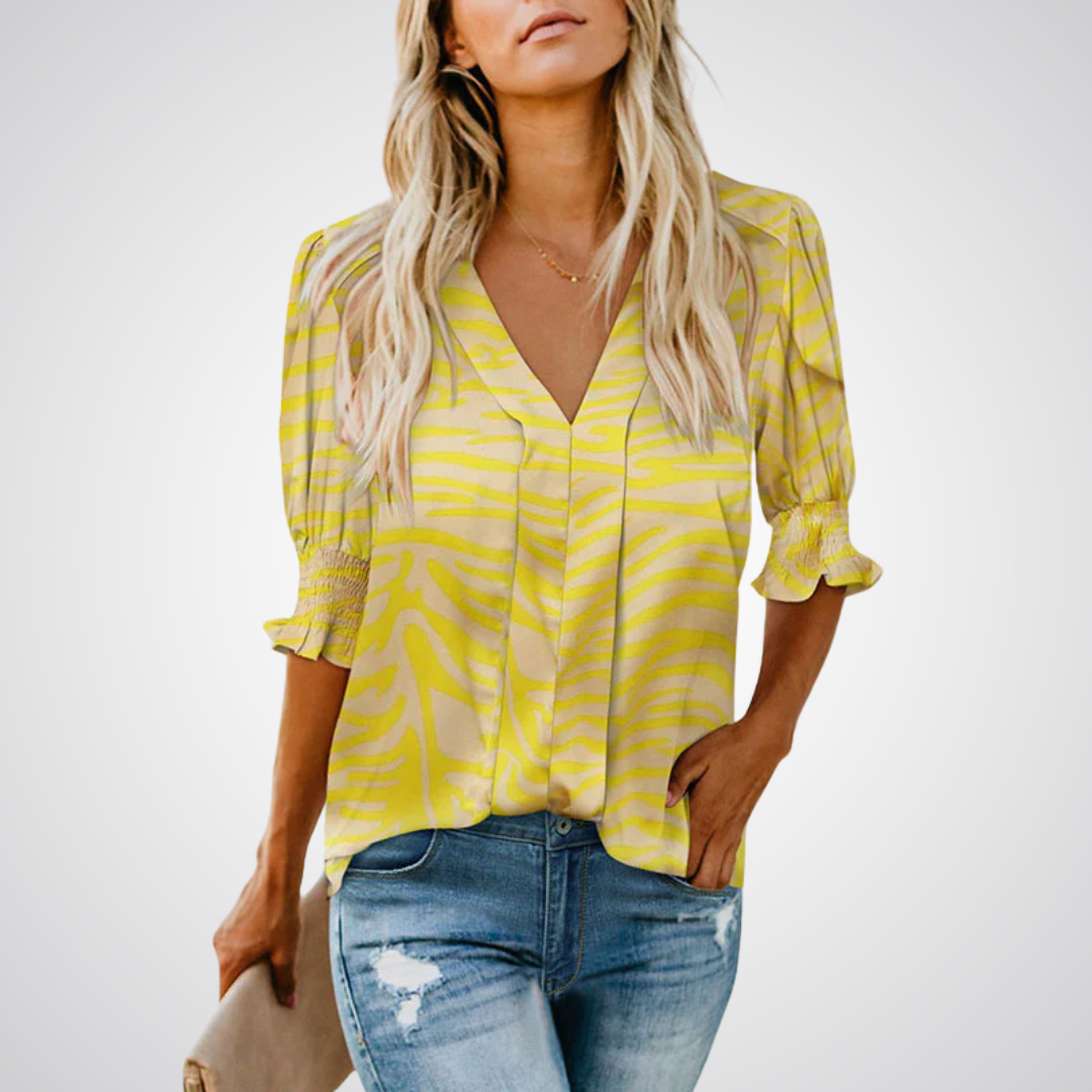 Monica™ | Chique V-hals blouse