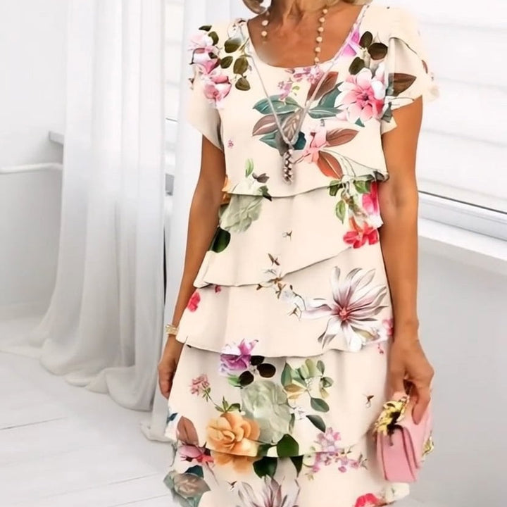 Catrina | Bloemen print jurk