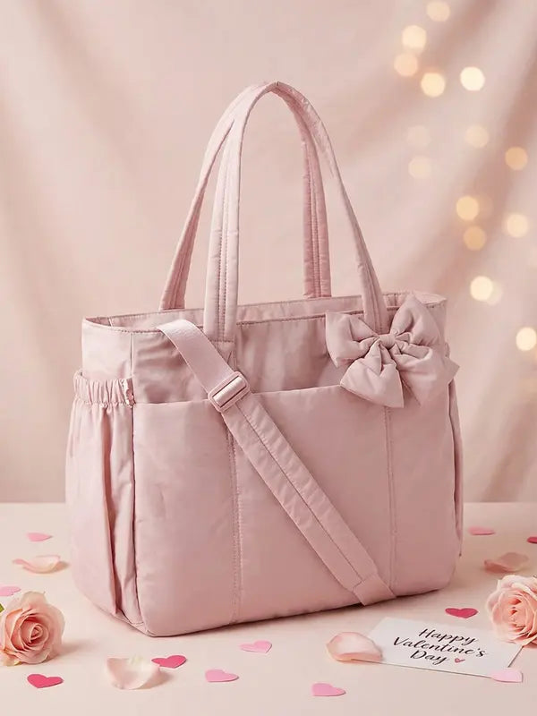 Veja™ | Dames insulated puffer shopper laptop & cup holder casual work tas