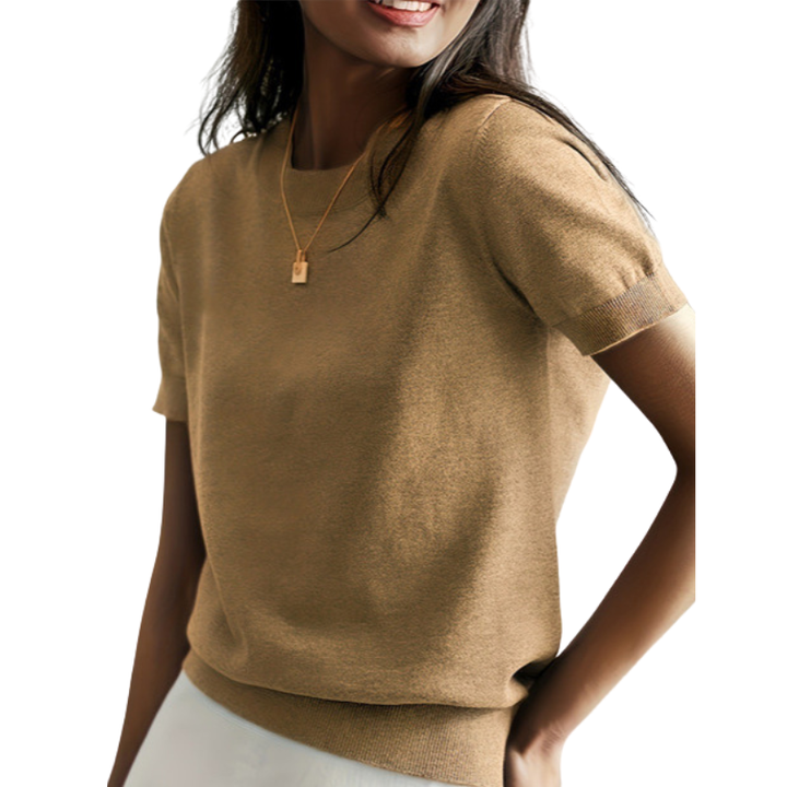 Jenny™ | Klassieke ronde hals casual top