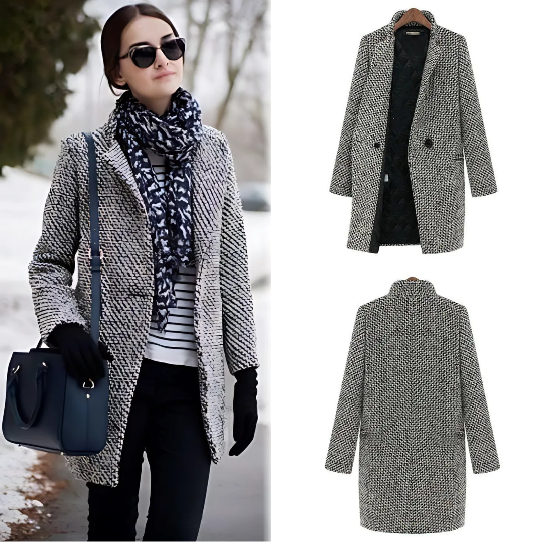 Amara™ | Long wool jas