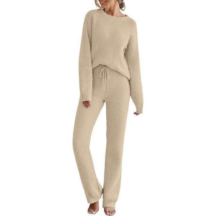 Angel™ | Dames cozy pajama set fuzzy fleece 2-piece lounge trui for winter