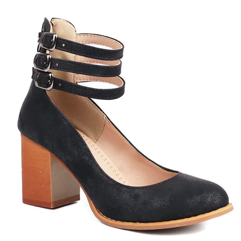 Ariana | Triple buckle hakken
