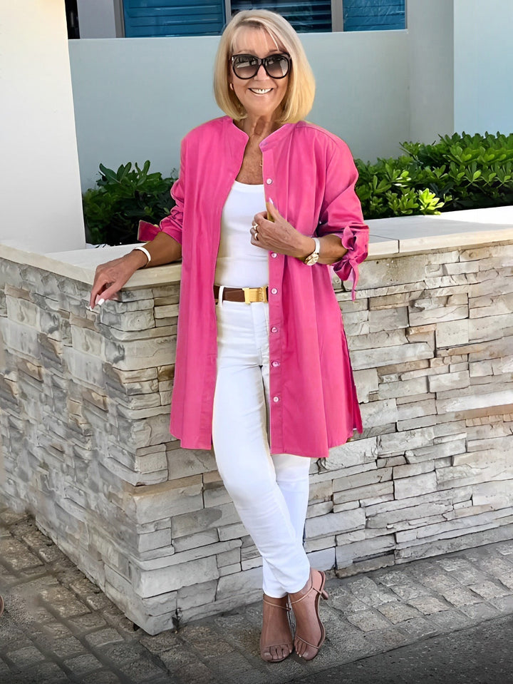 Célina™ | Classy lange shirtjas