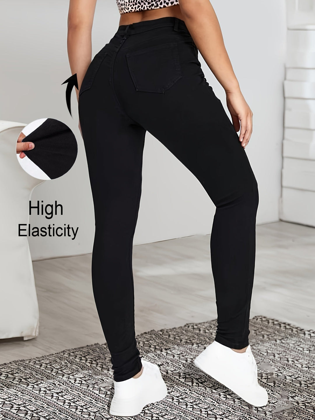 Lisette™ - Stijlvol High-Waist Skinny Jeans
