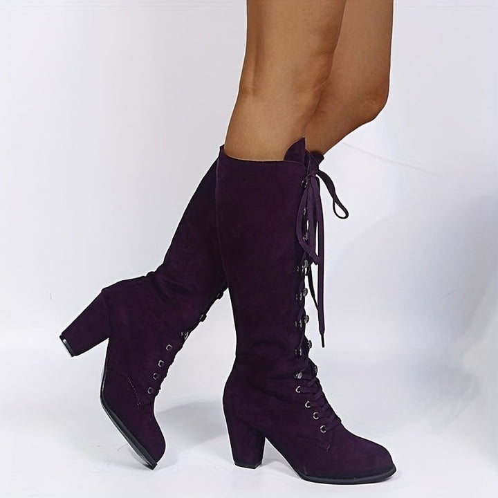 Lucia | Fashionable knee-high laarzen