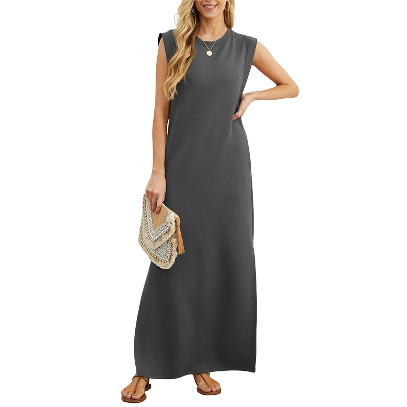 Via™ | Casual loose maxi long jurk