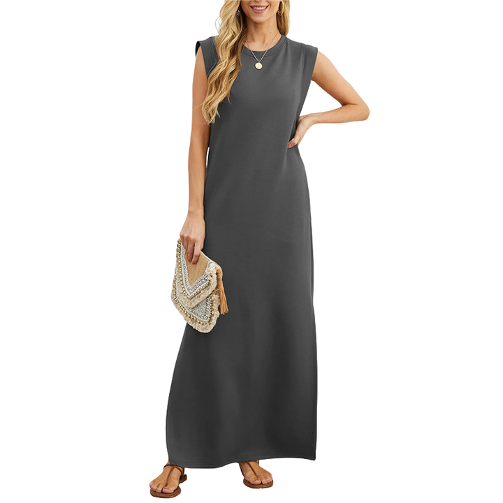 Via™ | Casual loose maxi long jurk